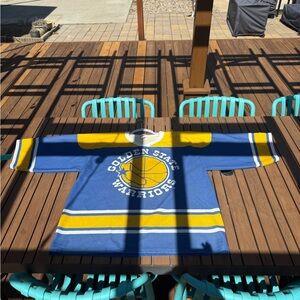 Golden State Warriors Blue and Yellow Jersey VINTAGE